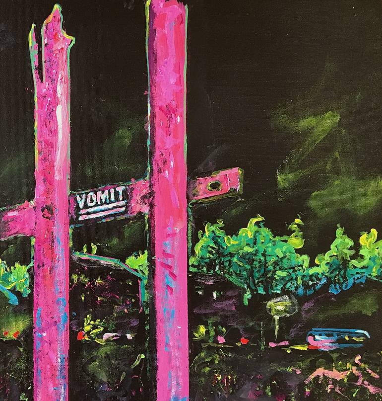Original Documentary Landscape Painting by Simon Hopkinson