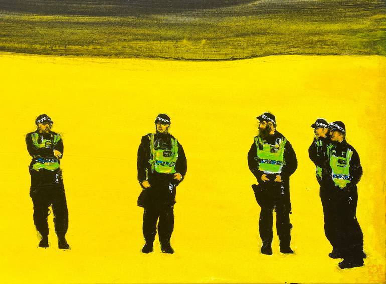 Original Contemporary Politics Painting by Simon Hopkinson