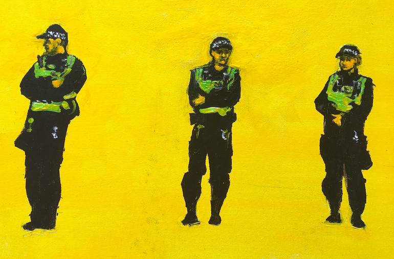 Original Contemporary Politics Painting by Simon Hopkinson