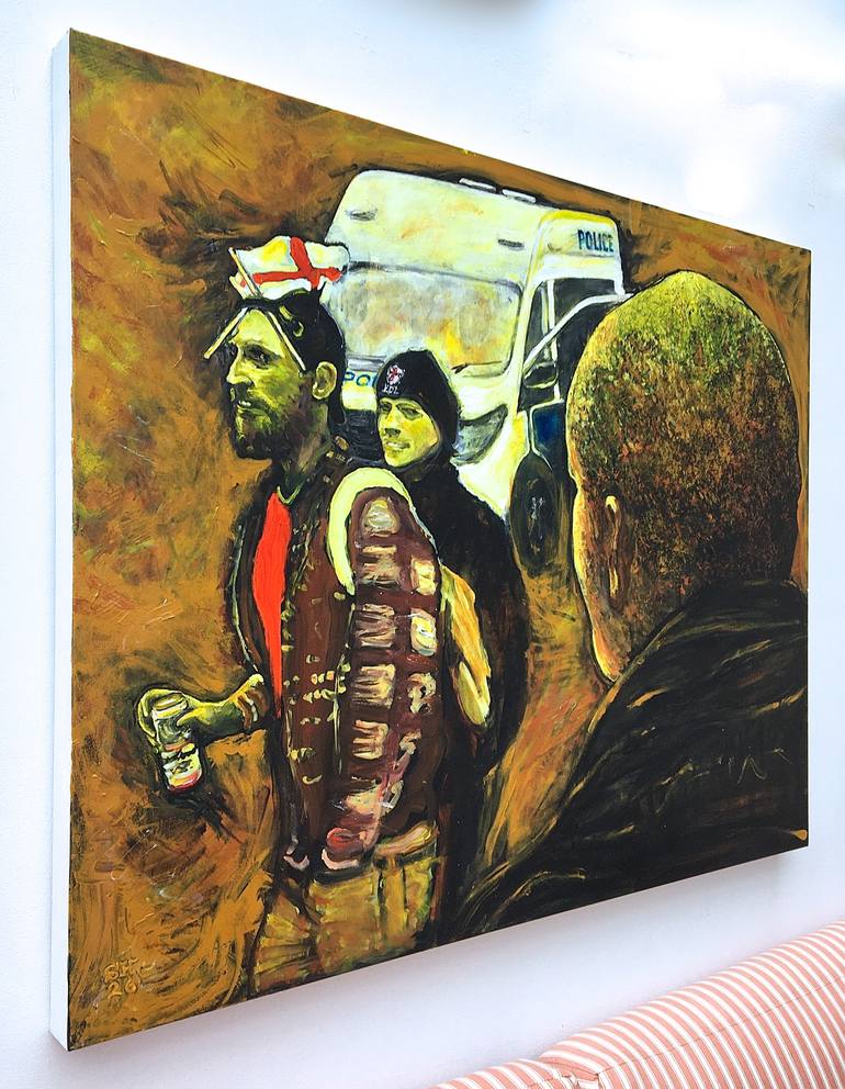 Original Contemporary Politics Painting by Simon Hopkinson