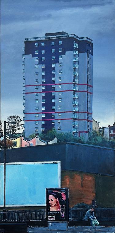 Original Documentary Cities Paintings by Simon Hopkinson