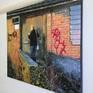 on the wall