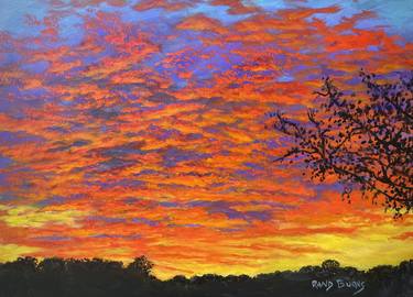 Saatchi Art Artist Randy Burns; Paintings, “Sunset Of Our Lives” #art
