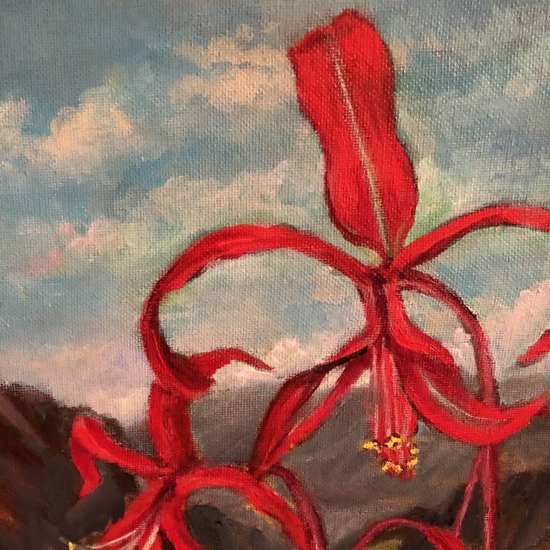 Original Fine Art Floral Painting by Rand Burns