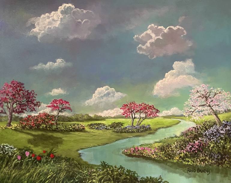 Spring In The Garden Of Eden Painting By Randy Burns Saatchi Art