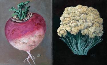 Original Botanic Paintings by Rand Burns