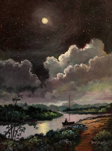 Original Fine Art Light Paintings by Rand Burns