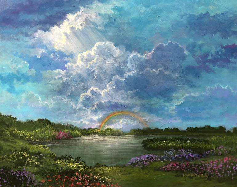 Jewel Of The Summer Sky Painting By Randy Burns Saatchi Art