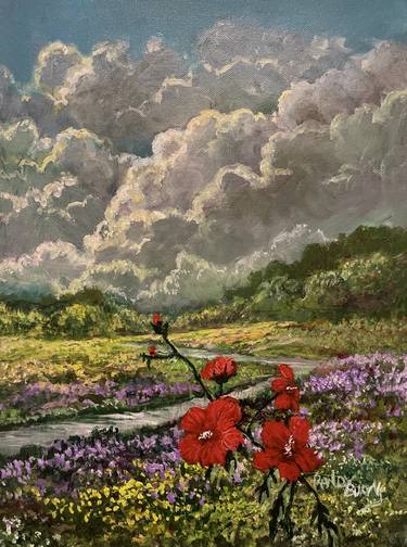 Print of Fine Art Seasons Paintings by Rand Burns
