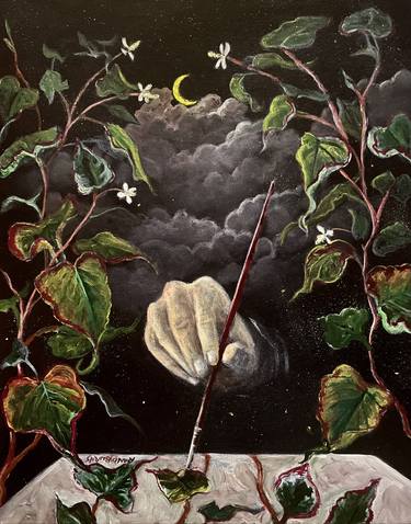 Original Surrealism Nature Paintings by Rand Burns