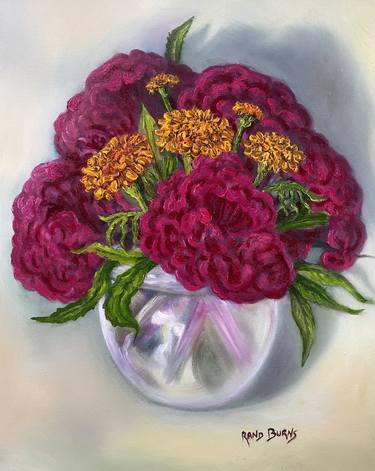 Original Floral Paintings by Rand Burns