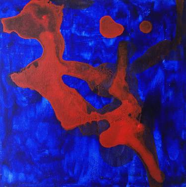 Original Abstract Expressionism Abstract Paintings by Zeinab Ghais