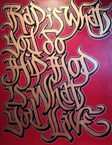 Original Conceptual Music Painting by San Mrjuice Sweet