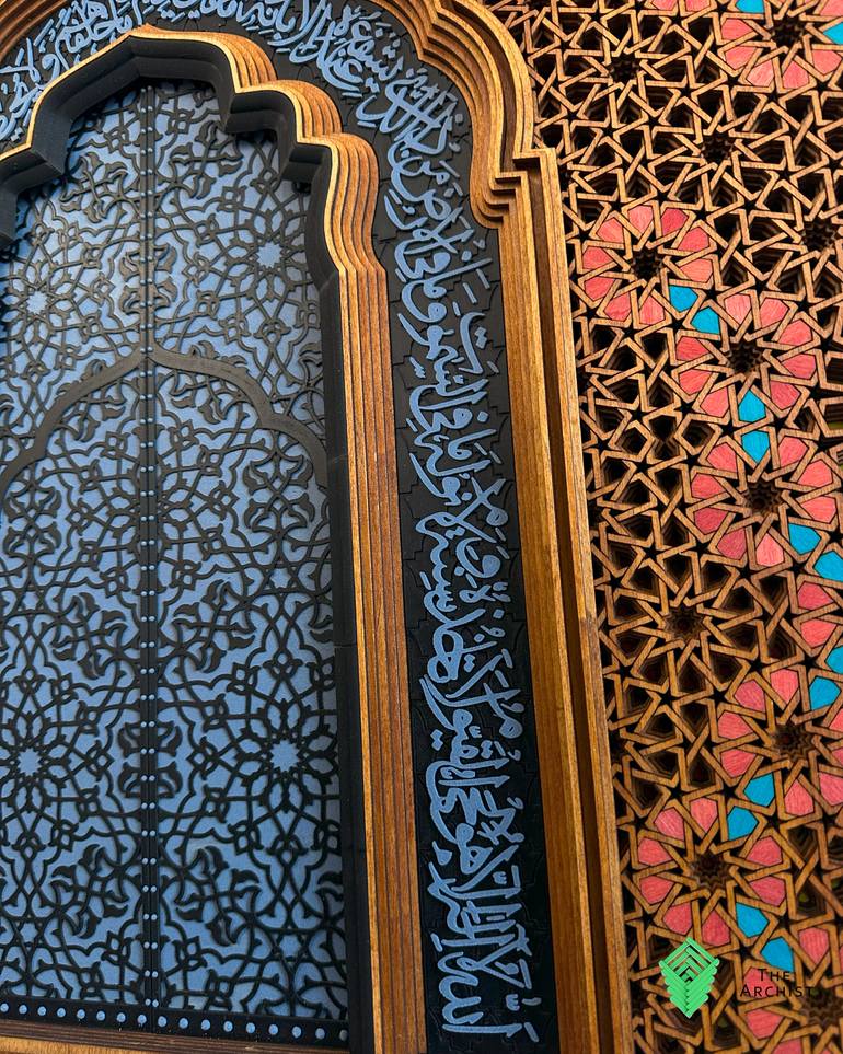 Original Abstract Expressionism Architecture Mixed Media by Mohamad Aaqib Anvarmia