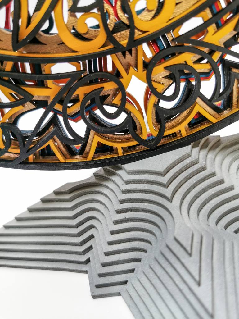 Original Conceptual Abstract Sculpture by Mohamad Aaqib Anvarmia