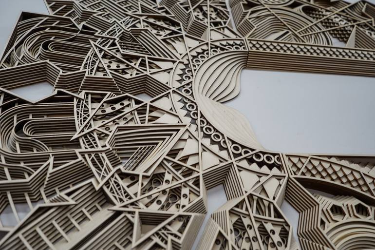 Original Abstract Architecture Sculpture by Mohamad Aaqib Anvarmia