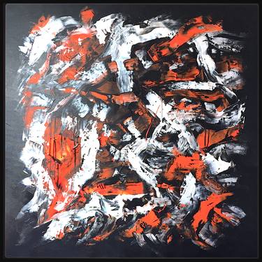 Original Abstract Expressionism Abstract Paintings by Bertrand Contzler