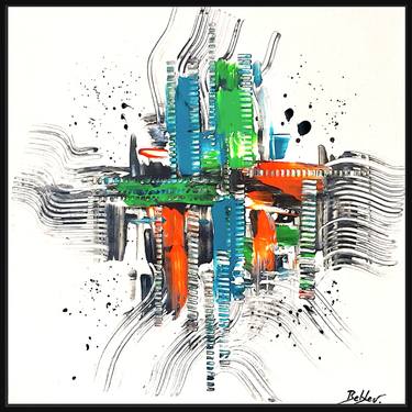 Original Abstract Paintings by Bertrand Contzler