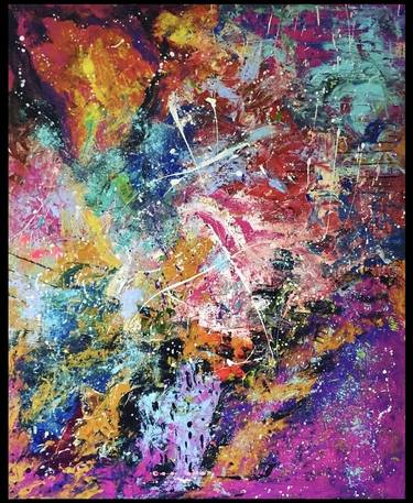 Original Abstract Expressionism Abstract Paintings by Bertrand Contzler