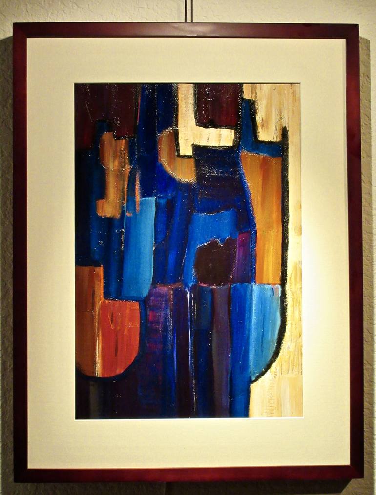 Original Abstract Expressionism Abstract Painting by Adrián  Sierra 