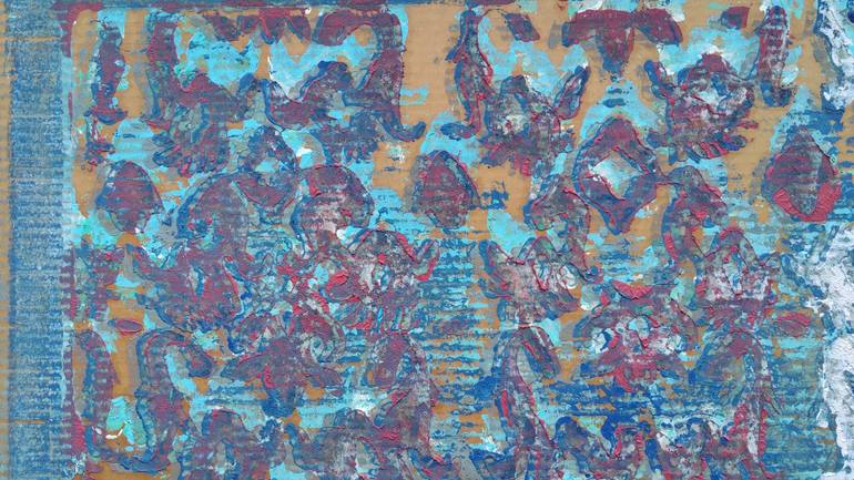 Original Conceptual Abstract Painting by Biljana Jankovic