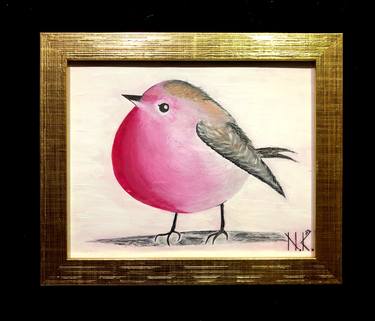 Christmas Red Cardinal Bird Art N4 thumb