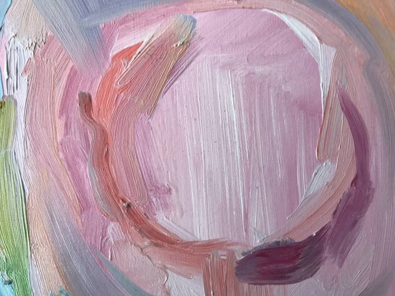 Original Conceptual Abstract Painting by Yulia Liberman