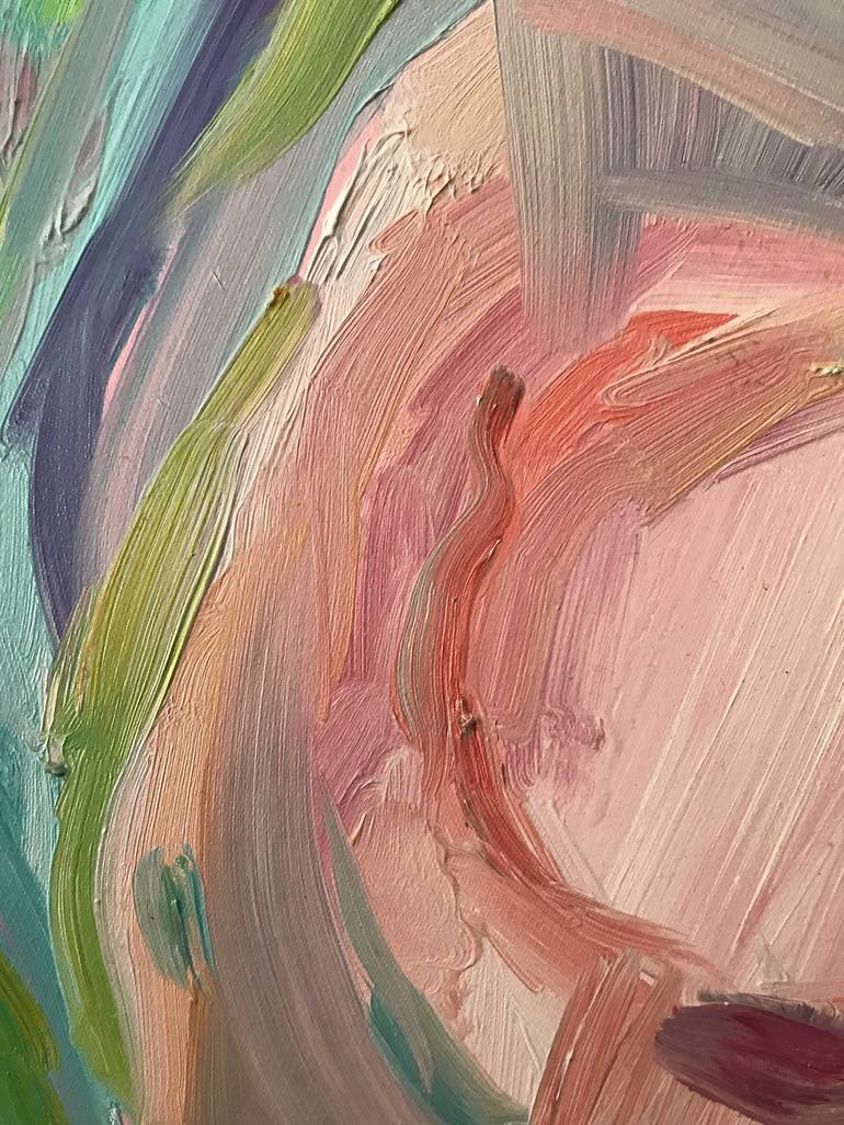 Original Conceptual Abstract Painting by Yulia Liberman