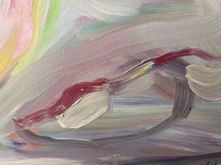 Original Conceptual Abstract Painting by Yulia Liberman