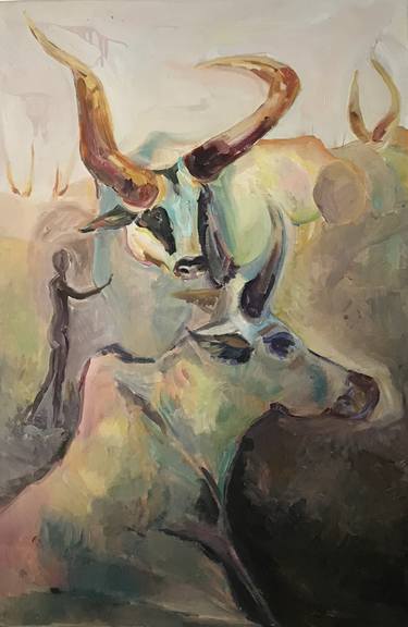 Print of Abstract Animal Paintings by Yulia Liberman
