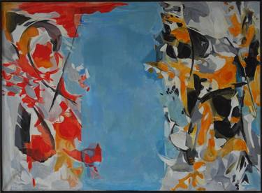 Original Abstract Expressionism Abstract Paintings by Michelle Wunderlich