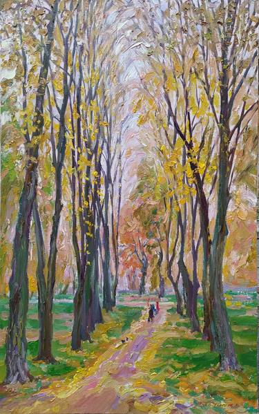 Original Figurative Landscape Paintings by Leonid Pavlenko