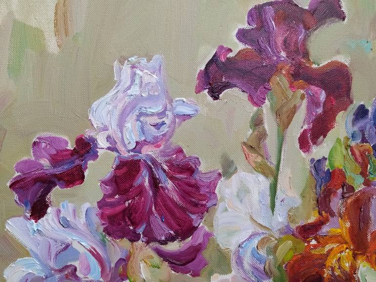 Original Impressionism Botanic Painting by Leonid Pavlenko