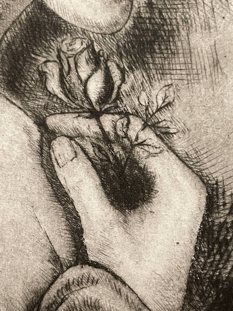 Original Contemporary Women Printmaking by Safet H. ///    Safa    ///    Fine Art Colection