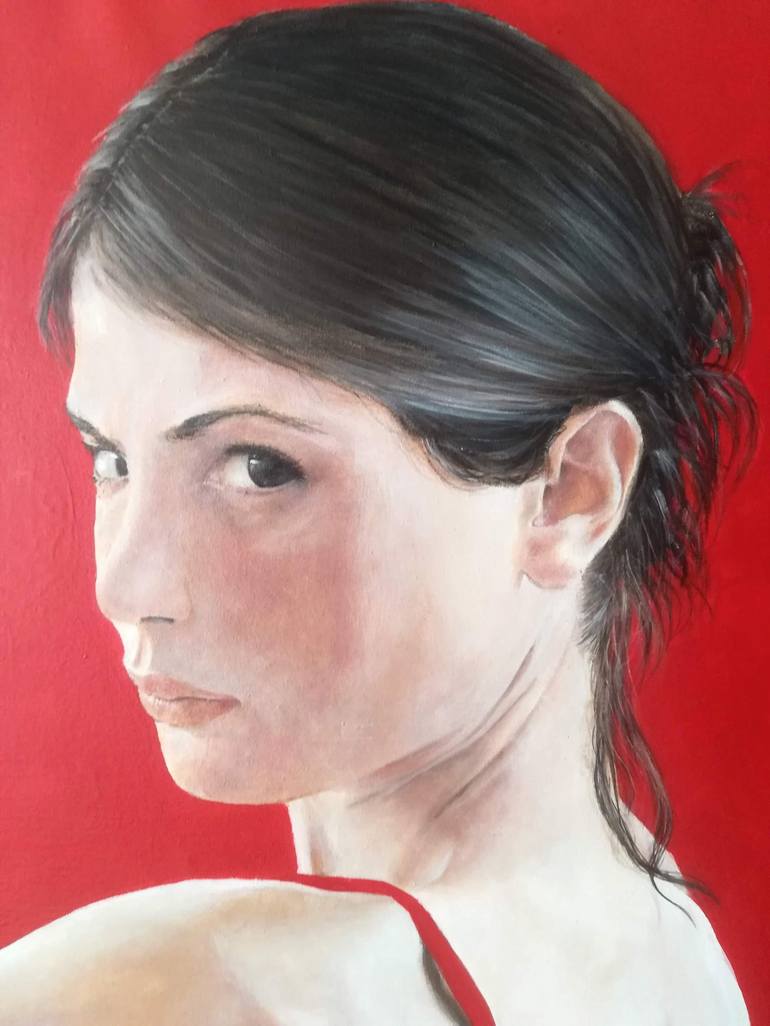 Original Portrait Painting by Sandra Renzi