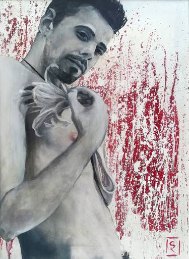 Original Contemporary Portrait Painting by Sandra Renzi