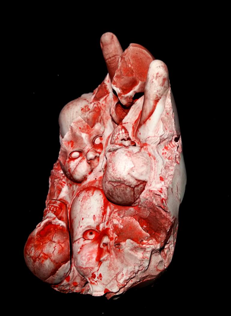 Original Abstract Pop Culture/Celebrity Sculpture by Giorgos Papasotiriou