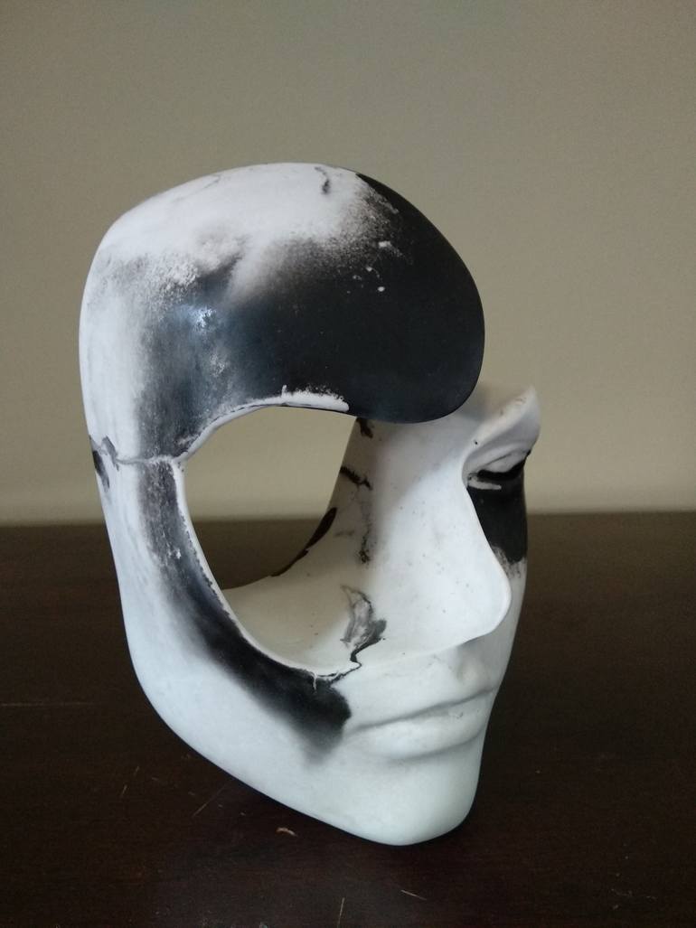 Original Art Deco Abstract Sculpture by Giorgos Papasotiriou