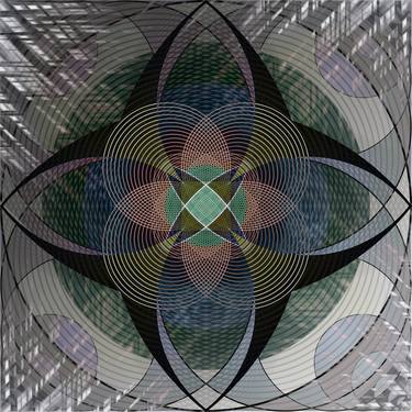 Print of Abstract Geometric Digital by Colin Fleming