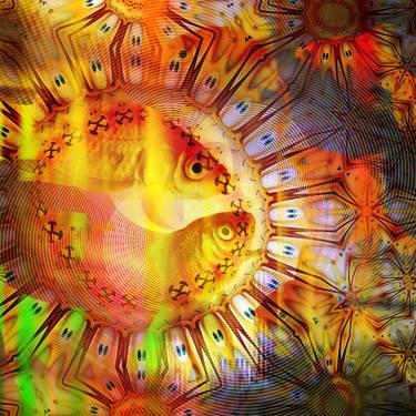 Print of Fish Digital by Colin Fleming