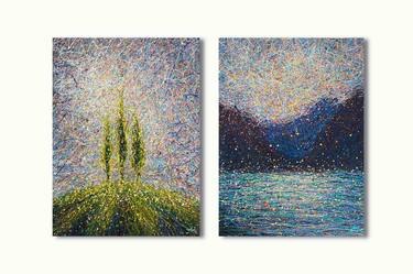 Original Impressionism Landscape Paintings by Nadin Antoniuk