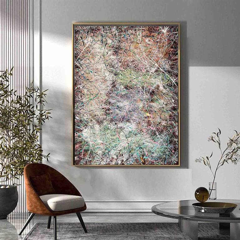 Original Abstract Painting by Nadin Antoniuk