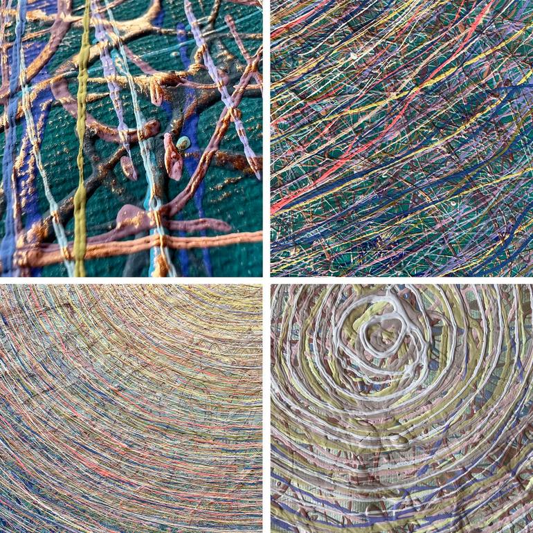 Original Expressionism Abstract Painting by Nadiia Antoniuk