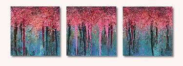 Sakura in my dream (stretched) - Triptych thumb