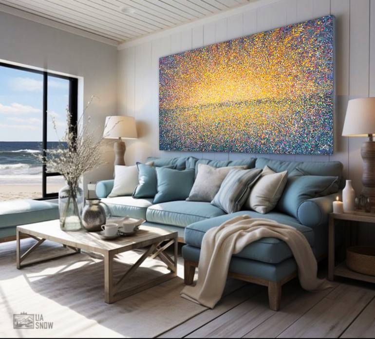 Original Expressionism Abstract Painting by Nadiia Antoniuk