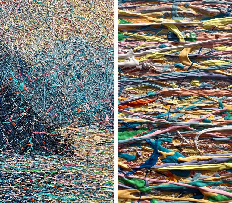 Original Modernism Landscape Painting by Nadiia Antoniuk