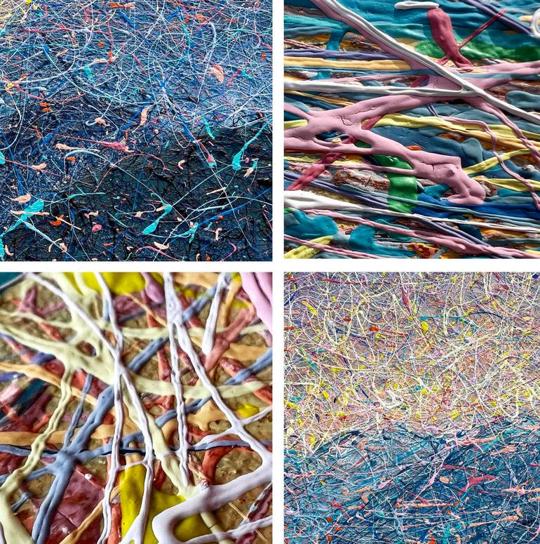 Original Modernism Landscape Painting by Nadiia Antoniuk