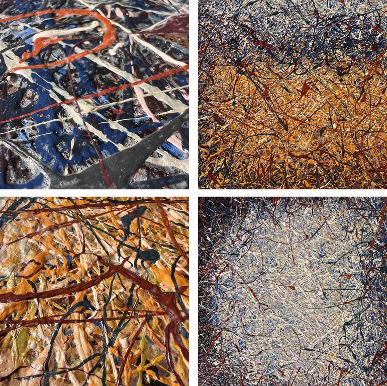 Original Impressionism Abstract Painting by Nadiia Antoniuk