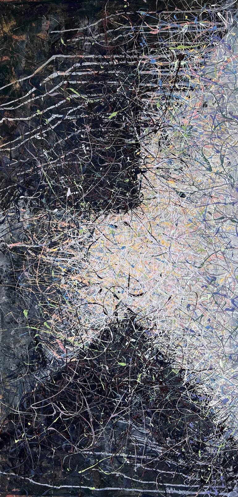 Original Impressionism Outer Space Paintings by Nadiia Antoniuk