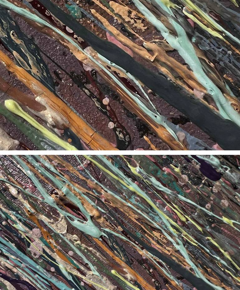 Original Minimalism Abstract Painting by Nadiia Antoniuk